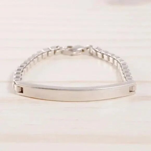 Tiffany & Co. Sterling Silver ID Bracelet - 7.5 Inches - Picture 1 of 3